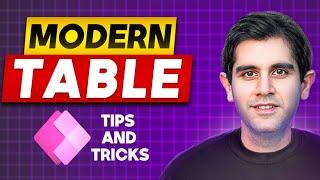 Working with Modern Table Control in Power Apps: Tips & Tricks