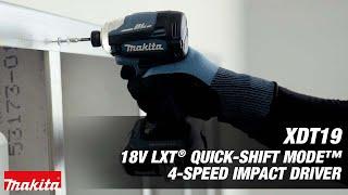 18V LXT® Lithium-Ion Brushless Cordless Quick-Shift Mode™ 4-Speed Impact Driver (XDT19)