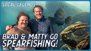 Brad & Matty Matheson (The Bear) Go Spearfishing! | Local Legends | Brad Leone