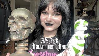 ASMR | Marshalls & T.J. Maxx Halloween Decor Haul ️ tapping, tracing, scratching, etc