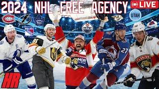 2024 NHL Free Agency Day 1 | LIVE REACTION | STAMKOS TO NASHVILLE, VEGAS ACQUIRING MITCH MARNER???