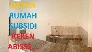 DAPUR RUMAH SUBSIDI KEREN ABISSS... Lagi, Renovasi Rumah Subsidi di Permata Nusa Indah Cibitung