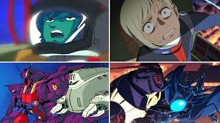 ゲーツ・キャパの紹介と死亡 比較 (Zガンダム VS GQuuuuuuX)[ジークアクス ティターンズ Zeta Gundam Gates Capa Intro Death Comparison]