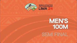 World U20 Champs - Men's 100m (Semi Final 1-3)