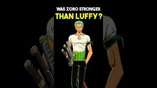 Was Zoro stronger than Luffy pre-timeskip? #onepiece #zoro #anime #luffy