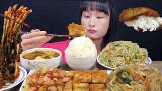 [집밥먹방] 냉장고에 남아있는 반찬으로 준비한 든든한 집밥먹방 Homemade Mukbang