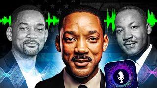 Mind Blowing AI Voice Generator - I Made Will Smith Reads Martin Luther King's Speech!