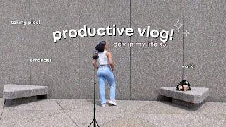 productive day in my life (vlog)! shopping, taking pictures, cooking & more