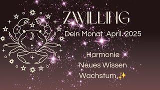 Zwilling ️ Dein Monat April 2025️ Harmonie/ Neues Wissen/ Wachstum ️