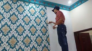 How To Install Wallpaper Like A Pro - Residencial Wallpaper Installation - Start To Finish Tutorial