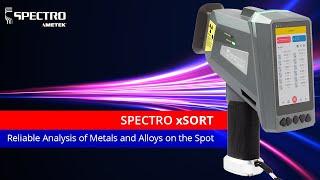 SPECTRO xSORT XHH04: Handheld XRF for On-Spot Metal & Alloy Analysis