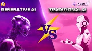 Traditional AI vs Generative AI | clearly explained in tamil  #hopeai #ai #genai #datascience