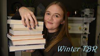 Winter TBR  (ASMR Book Tapping and Whispering)