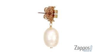 Tory Burch Baroque Pearl Drop Earrings SKU: 9215705