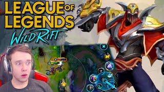 TRYING ZED ON WILD RIFT!! IS HE OP IN THIS GAME? - League of Legends Mobile
