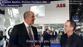 A chat with Brandon Spencer from ABB at #ADIPEC2022 ...