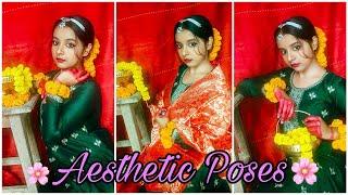 Aesthetic Poses/ Aesthetic poses for girls/Aesthetic poses in kurti/ Aesthetic self portrait