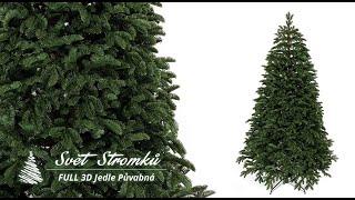 Vánoční stromek FULL 3D Jedle Půvabná