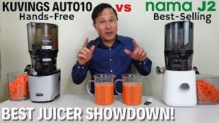 Kuvings Auto10 Hands Free vs Nama J2 Cold Press Juicer Comparison
