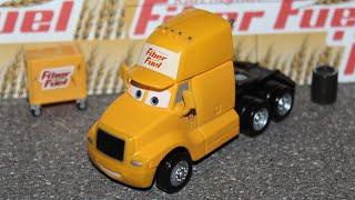 Mattel Disney Cars Fiber Fuel Semi Cab (Piston Cup Team) Cancelled Prototype Brush Curber