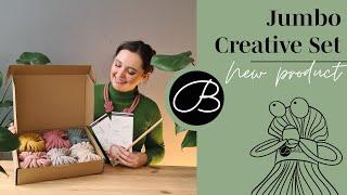 Creative Jumbo Set | Macrame Kit perfect for beginners | BOBBINY | PL sub