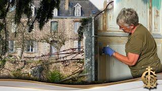 300 Year Old Château Bedroom Renovation: Painting The FINAL ONE.