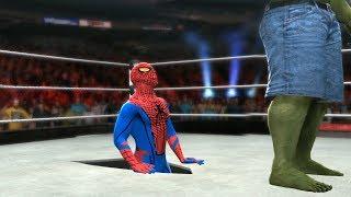 SPIDER-MAN VS HULK (Ultimate Hulk) - Hell In A Cell Match