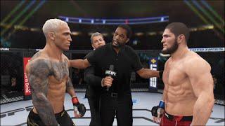 Charles Oliveira vs. Khabib Nurmagomedov - EA Sports UFC 4 - Eagle Fights 