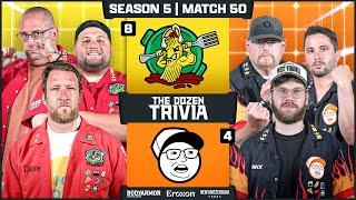 Dave Portnoy & Ziti vs. Frankettes | Match 50, Season 5 - The Dozen Trivia League