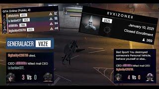 Barcode vs VXZE | GTA Online | Crew War