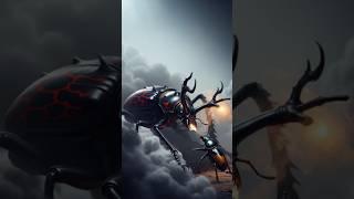 Demon King Longhorn Fights Bombardier