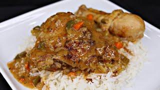 The BEST Southern Stewed Chicken