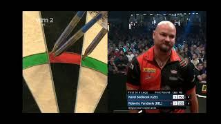 Belgium darts open 2022 Roberto Van Daele - Karel sedlacek