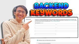 How I Fill In The 7 BACKEND KEYWORDS (Keyword Research) For Amazon KDP