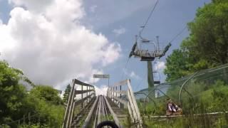 Trapper Slider Onride - FORT FUN Rodelbahn Mitfahr-Video - POV Sommerrodelbahn Alpine Coaster