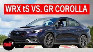 Can the 2025 Subaru WRX tS Hang With a GR Corolla? | Track Review