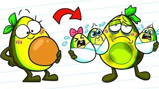 VEGETABLES HAD BABIES!  LIFE Before and After Kids by Avocado Couple