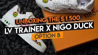 UNBOXING $1500 Louis Vuitton Trainer x Nigo Duck by RosaSneaker! Unboxing & Detail 4k Review