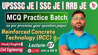 RCC Structure | Lecture 07 | UPSSSC JE 2024 | SSC JE 2025 | RRB JE 2024 | by Brijesh Sir