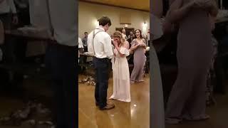 Bride and her brother set up a little surprise for his girlfriend