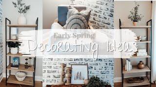 EARLY SPRING DECORATING IDEAS | SPRING DECORATE WITH ME