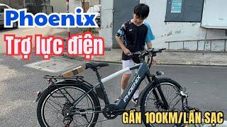 Xe đạp trợ lực điện Phoenix thế hệ mới cho khách Nhí