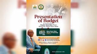 #Live: Presentation of 2025 Budget Proposals to the Akwa Ibom State House of Assembly