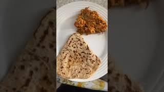 Paneer bhurji with  parantha #shorts    SD 480p