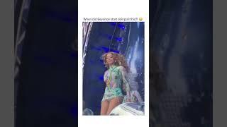 Beyonce bouncing her 