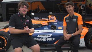 1 on 1 with McLaren Rookie Nolan Siegel