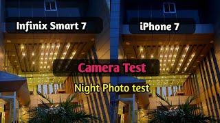 Infinix Smart 7 camera test vs iPhone 7 camera test