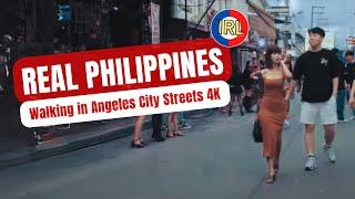 Real Scenes from the Philippines Walking Street, Angeles City 4k