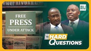 "Free Press under attack." Robert Ssempala on the Hard Questions Show