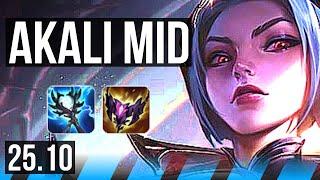 AKALI vs IRELIA (MID) | 9/2/8 | KR Master | 25.10